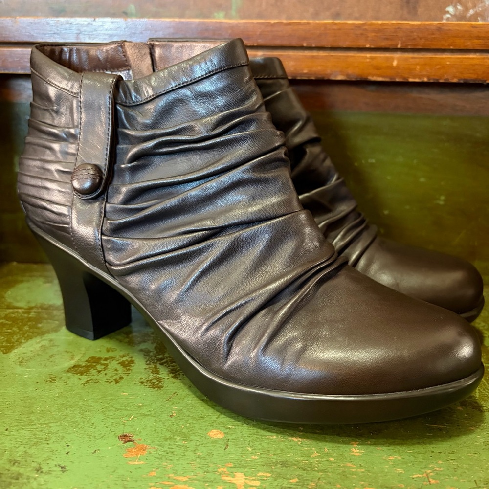 Dansko Dark Brown Ankle Booties